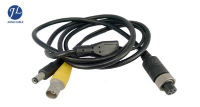 China Vehicle Camera BNC RCA DC Extension Cable 4 Pin Male Aviation Plug Wire for sale