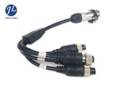 China Backup Camera Vision Systems Cable 7 Pin To 4 Pin Connector For Signal Transmission for sale