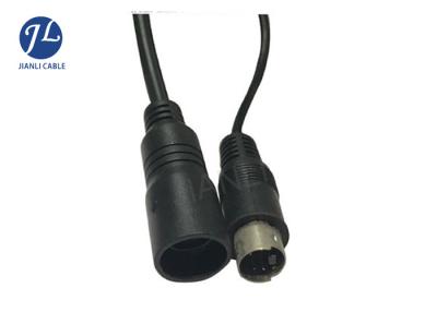 China Waterproof S Video Male To Female Cable , Car Security Camera Extension Cable for sale