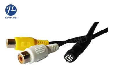 China Waterproof BNC RCA Cable DC Power Adapter Harness For CCTV Security Camera for sale