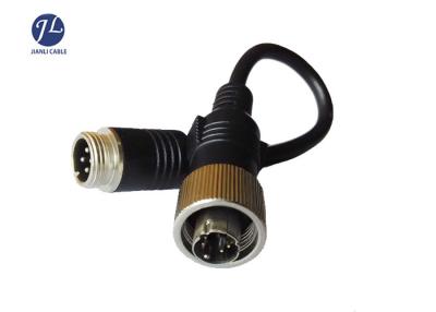 China MINI cable del estruendo de los 0.1M 4 Pin Connector To para el sistema reverso de la cámara de la vista posterior del coche en venta