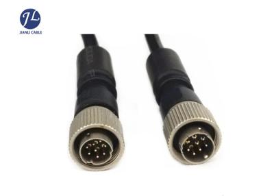 China Customize 32Feet Male To Female 8 Pin Mini Din Cable For Car Monitoring Camera System for sale