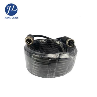 China Waterproof 6PIN Male To Female Electrical Aviation Cable With Gold Plated Connector for sale