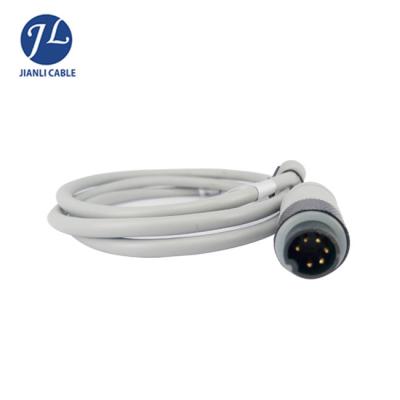 China 15CM Waterproof IP67 6 Pin S Video Connector Male To Female Cable For Backup Camera System for sale