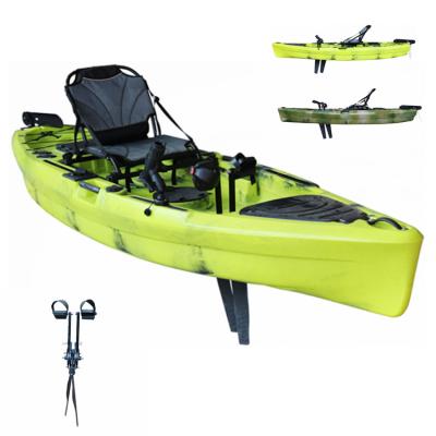 China Drive Fishing Pedal Kayak 550lbs HDPE Sea Touring Boat for sale
