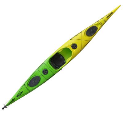 China HDPE Sea Canoe Polyethylene 1 Person Sit In Kayak 330 lbs for sale