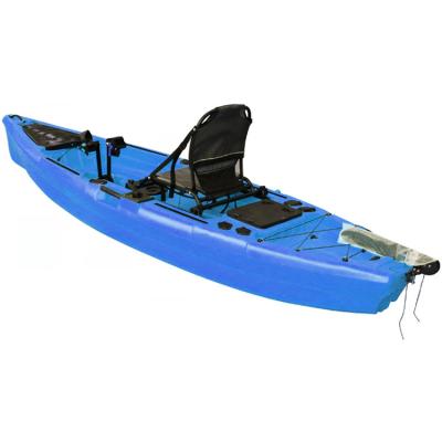 China Pelícano canoa del hombre del kajak del pedal de 12 pies sola que pesca 550lbs en venta