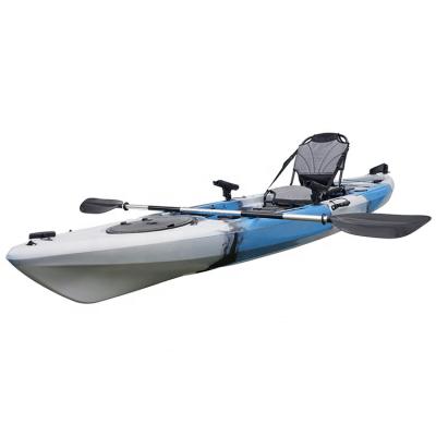 China 180kgs Single Pelican Sit On Top Blue Fishing Kayak With Paddle 3.96m*0.86m for sale