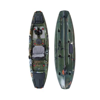 China HDPE LLDPE Single Person Sea Fishing Kayak With Pedal 264 Lbs for sale