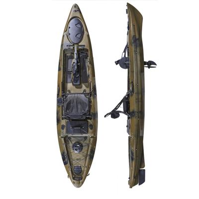 China Single Person Fishing Pedal Kayaks LLDPE HDPE 180kgs Sit On Top Kayak for sale