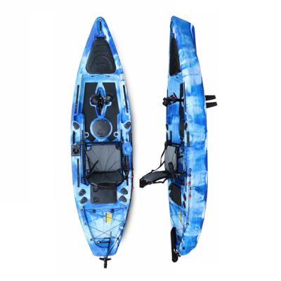 Chine Kayak en plastique direct de pédale de pied de Huarui d'usine pêchant Sit On Top Kayaks à vendre