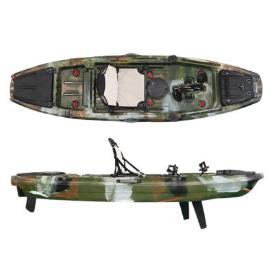 China Customized Single Person Fishing Pedal Kayak Sit On Top Boat for sale