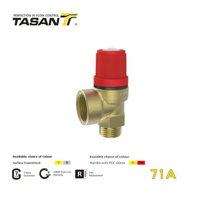 中国 CE TASAN 1 インチ真鍮安全弁真鍮安全リリーフ バルブ耐摩耗 71A 販売のため