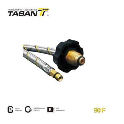 Cina Trecce flessibili del tubo flessibile del gas del tubo flessibile dell'acciaio inossidabile del filo SS304 di ISO228 in vendita