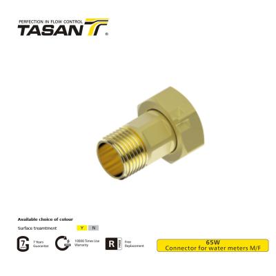 China Antirust 2 Inch Pipe Connectors Brass Pipe Connectors For Water Meters M/F for sale