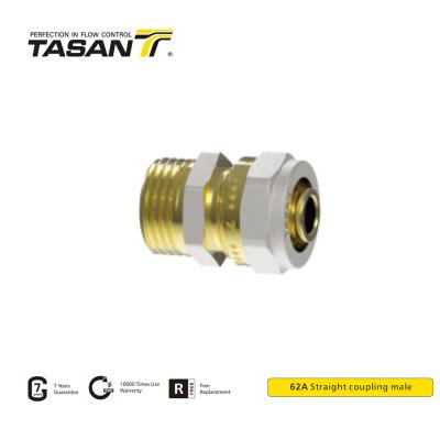 China High pressure conditions Compression Union Fitting Brass Male Adapter 25mm 62A for sale