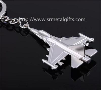 China Metal jet fighter plane keychains, combat aircraft fob keyrings,fighter aircraft key ring, for sale