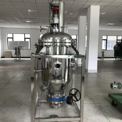 China Filtro de hojas de presión para la fabricación de azúcar en alimentos, filtro de hojas rotativo fácil de lavar, 0,4Mpa en venta