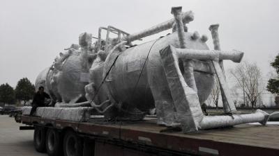 China Filtro de presión horizontal de acero inoxidable/filtro de placa hermético de presión en venta
