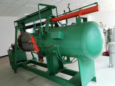 China Filtro horizontal completamente automático de la hoja de la presión con control hidráulico en venta