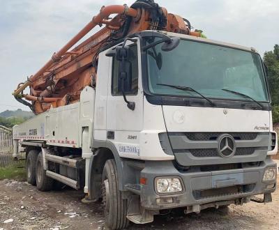 China White 49 Meter Used Concrete Pump Truck Zoomlion Euro3 11.95L for sale