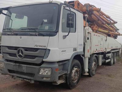 China Zoomlion Used Concrete Pump Truck 52m Euro3 with Mercedes Benz Chassis for sale