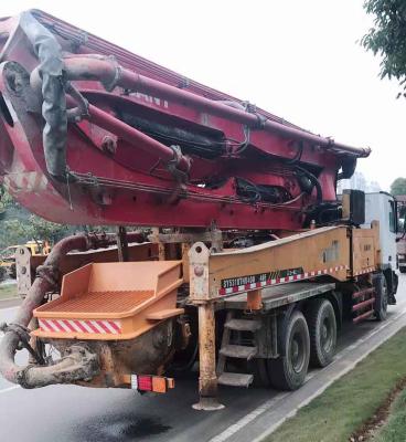 China Camión usado auge de la bomba concreta los 46m/4 certificado del CE del tubo de la sección 125m m en venta