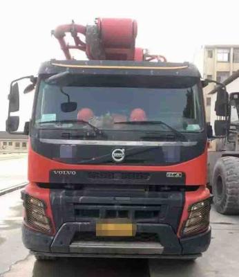 China Sany 56m Used Concrete Pump Truck With Volvo Chassis 172 M³/H Output for sale