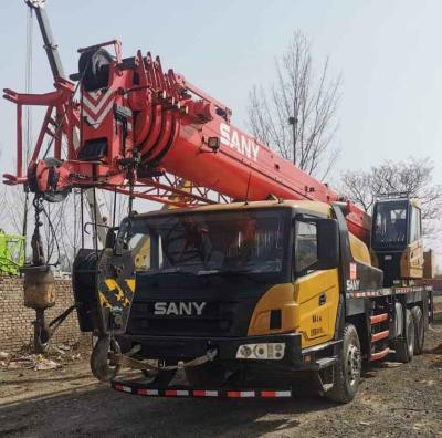 China STC200C5 Used Lorry Crane , Sany 20 Ton Truck Crane 80km/H Speed for sale