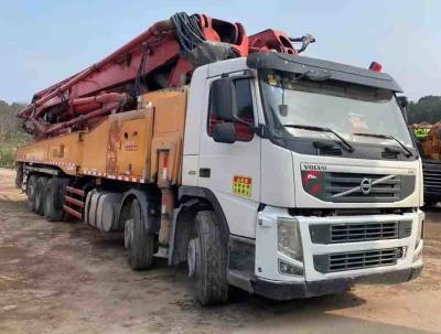 China Sany 62M Used Concrete Pump With Volvo Chassis Model 2013 for sale