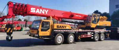 China 2. Hand 75 Ton Truck Crane Sany STC75 mit 12m Hauptboom 80Km/h zu verkaufen