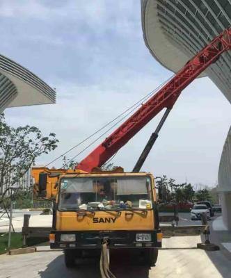 China 50 toneladas de altura de levantamento usada Sany do guindaste 58.5mm do caminhão para a construção à venda