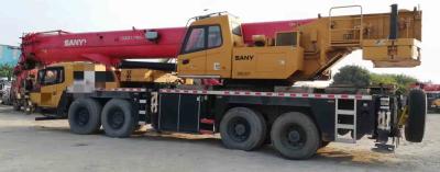 China Sany Gebruikte Vrachtwagen Crane With 80 de Snelheid van Ton Lifting Load 80km/H Te koop
