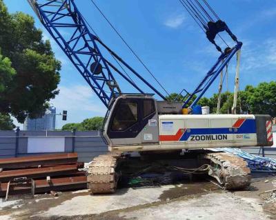 China Zoomlion Brand Used Crawler Crane 70 Ton QUY70 Model 61 Ton Weight for sale