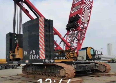 Китай Подержанный кран на гусеничном ходе Сани, кран SCC900HD 90 тонн мобильный продается