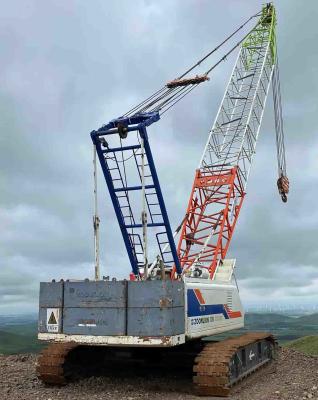 China 2nd Hand Crawler Crane Zoomlion ZCC800 with 58m Length Boom for sale
