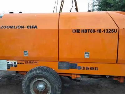 China El remolque concreto usado eléctrico bombea capacidad de la tolva de Zoomlion 600L en venta
