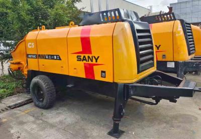 China Hydraulic System Used Concrete Trailer Pump CE Approved Sany Brand for sale