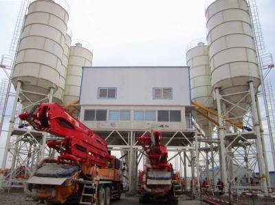 China Zoomlion HZS180 Concrete Batching Plant 205KW Power 180 M3/H Capacity for sale