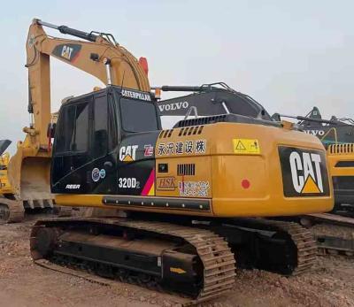 China 2do excavador de Caterpillar 320D de la mano 99,9 kilovatios del poder 340L de la capacidad del tanque en venta