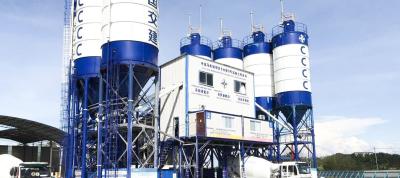 China Sany  HZS120F8 Batching Plant with Mixer Power 2*37KW for sale
