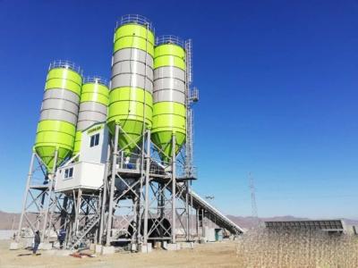 China Zoomlion Brand HZS60P Batching Plant with Installed Power 100KW for sale