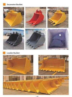 China All Brand Excavator Buckets And Attachments Sino Global brand for sale