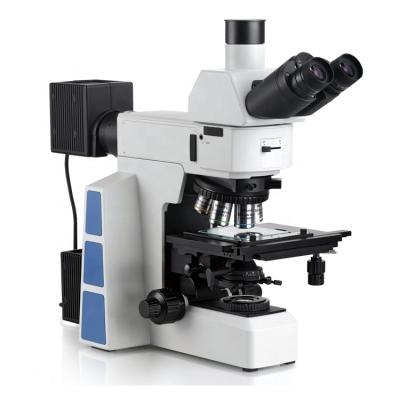 China Jinuosh Sales 400X Polarizing Trinocular Portable Metallurgical Microscope For Element Analysis G-DR50 for sale