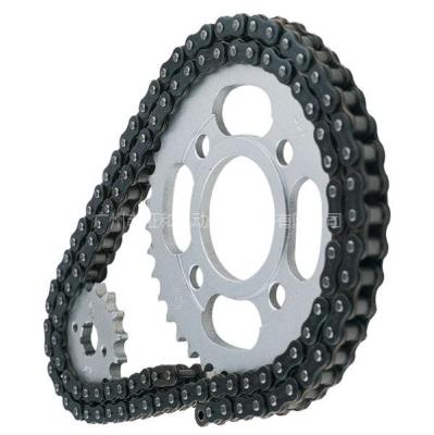 China motorcycle sprocket and chain for sale
