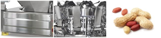 High precision 10-head peanut packing machine with stainless steel construction