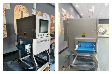 150W Digital Food X-Ray Inspection Equipment showing machine overview and inspection area