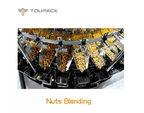 High speed granule packing machine testing materials in operation