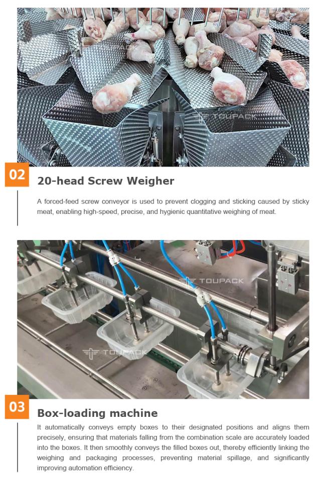Production line in operation