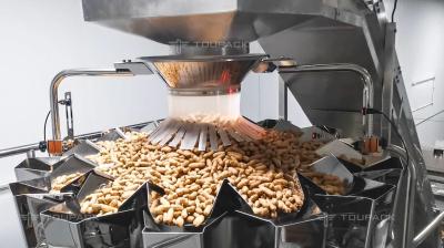 China Stand Up Pouch Vertical Weighing Packing Machine 2.5kg Peanut Cashew Nuts Packaging Machine zu verkaufen